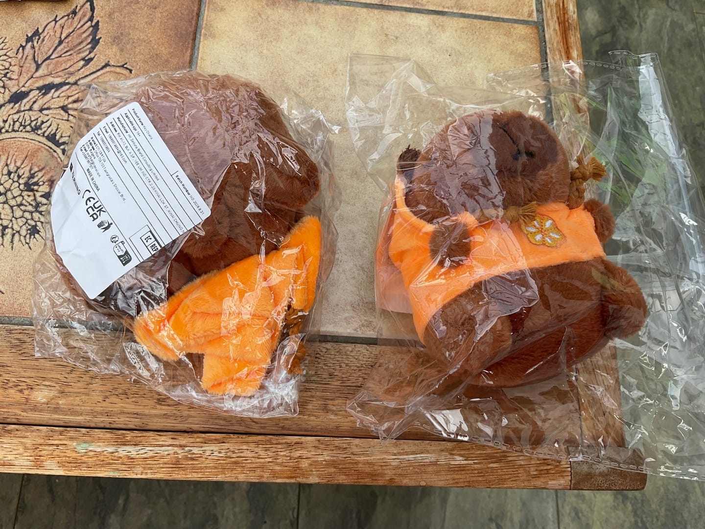 Customer photo review of Capybara with Hoodie Keychain