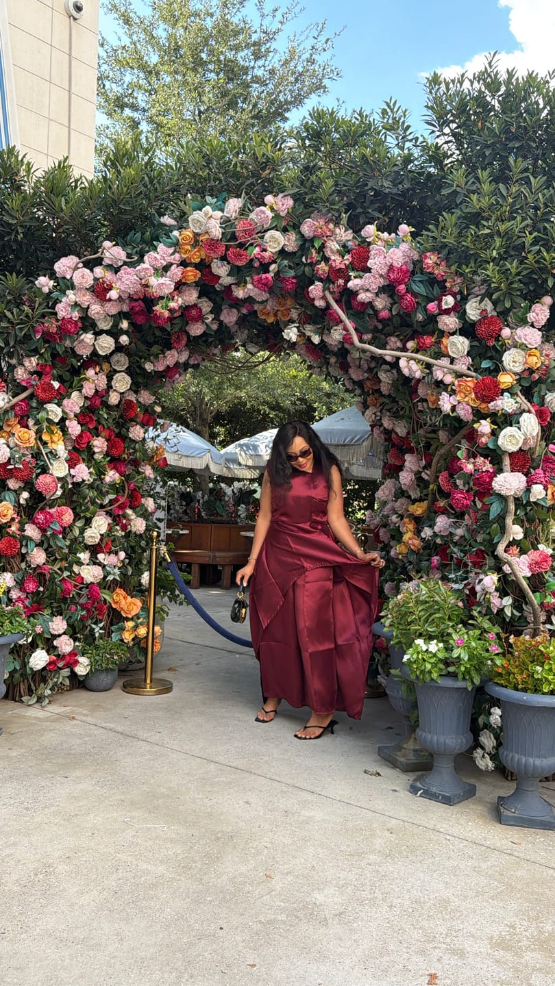 Customer photo review of Elizabeth Majesté Jumpsuit