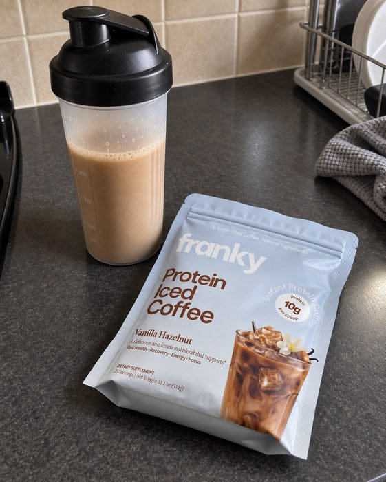 Customer photo review of Franky Protein Coffee