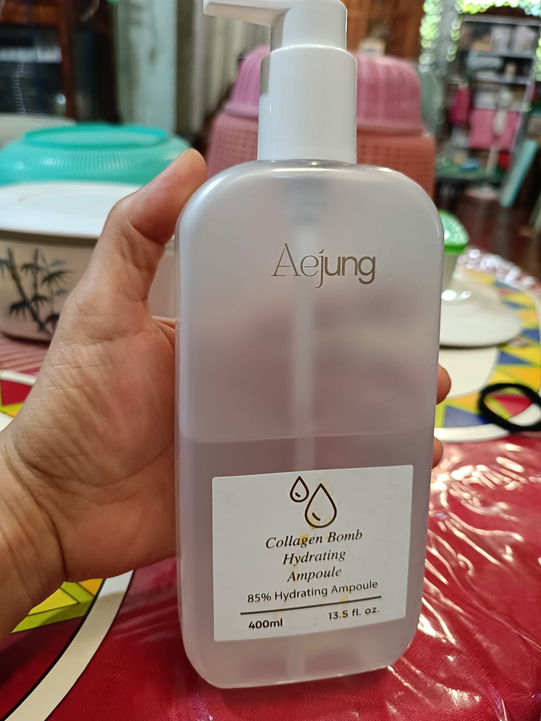 Customer photo review of Aejung™ Collagen Bomb Hydrating Ampoule
