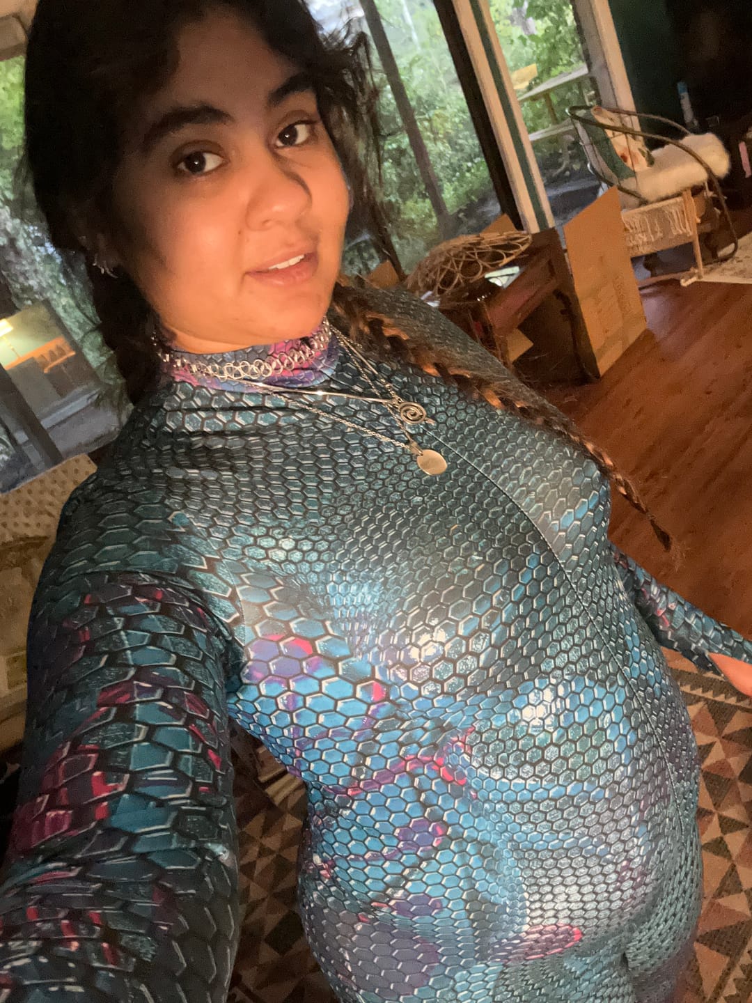 Customer photo review of Myriad Sentinel Blue Costume