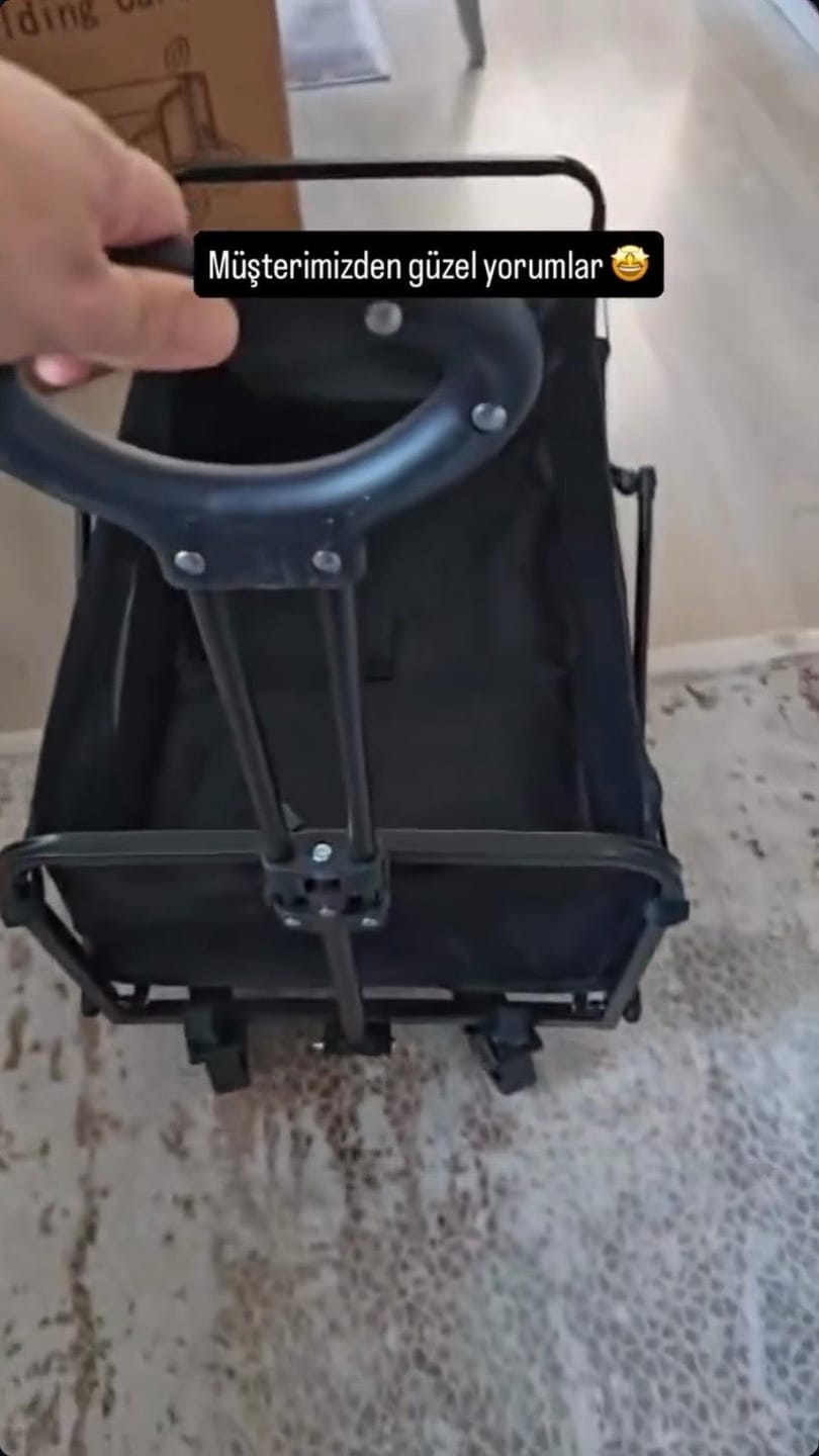 Customer photo review of Çek Götür | Katlanabilir Taşıma Arabası
