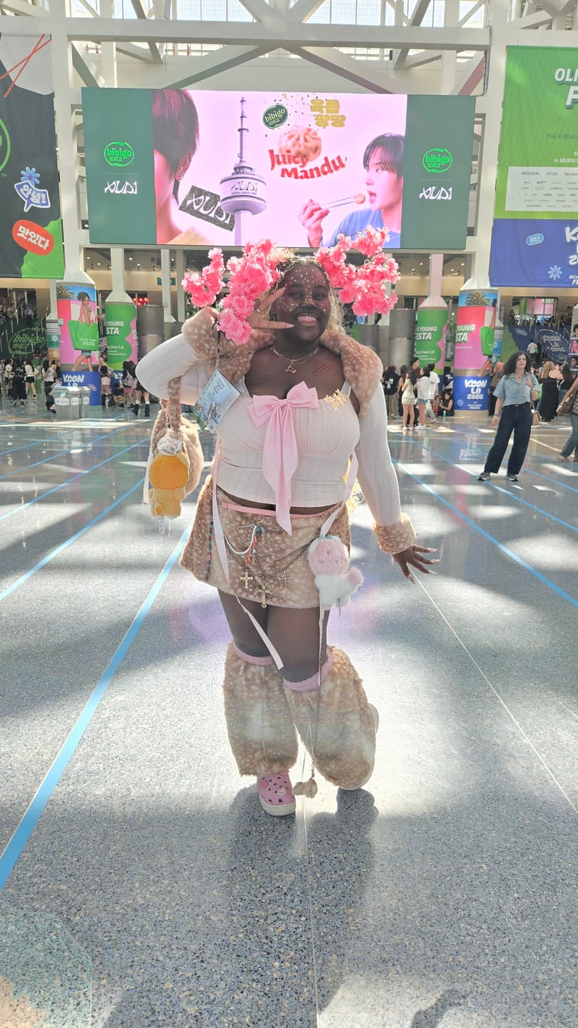 Customer photo review of My True Form Fawn Mid-Rise Fur Lace Skirt