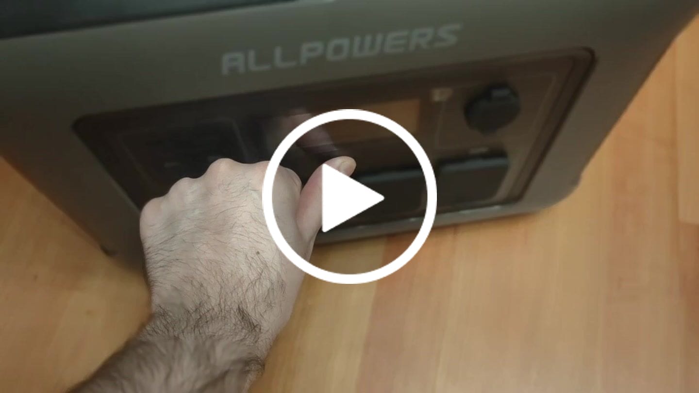 Customer video review of ALLPOWERS R1500 LITE Portable Power Station 1600W 1056Wh