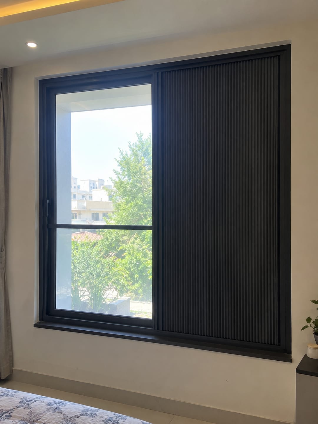 Customer photo review of BLOCKER MODEL ALPHA™ — Made-to-Measure Total Blackout Blind