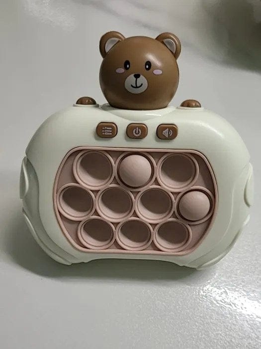 Customer photo review of Pop It Reaktionsspiel Handkonsole | Geschicklichkeitsspiel Kinder Reflextraining Tiermotiv