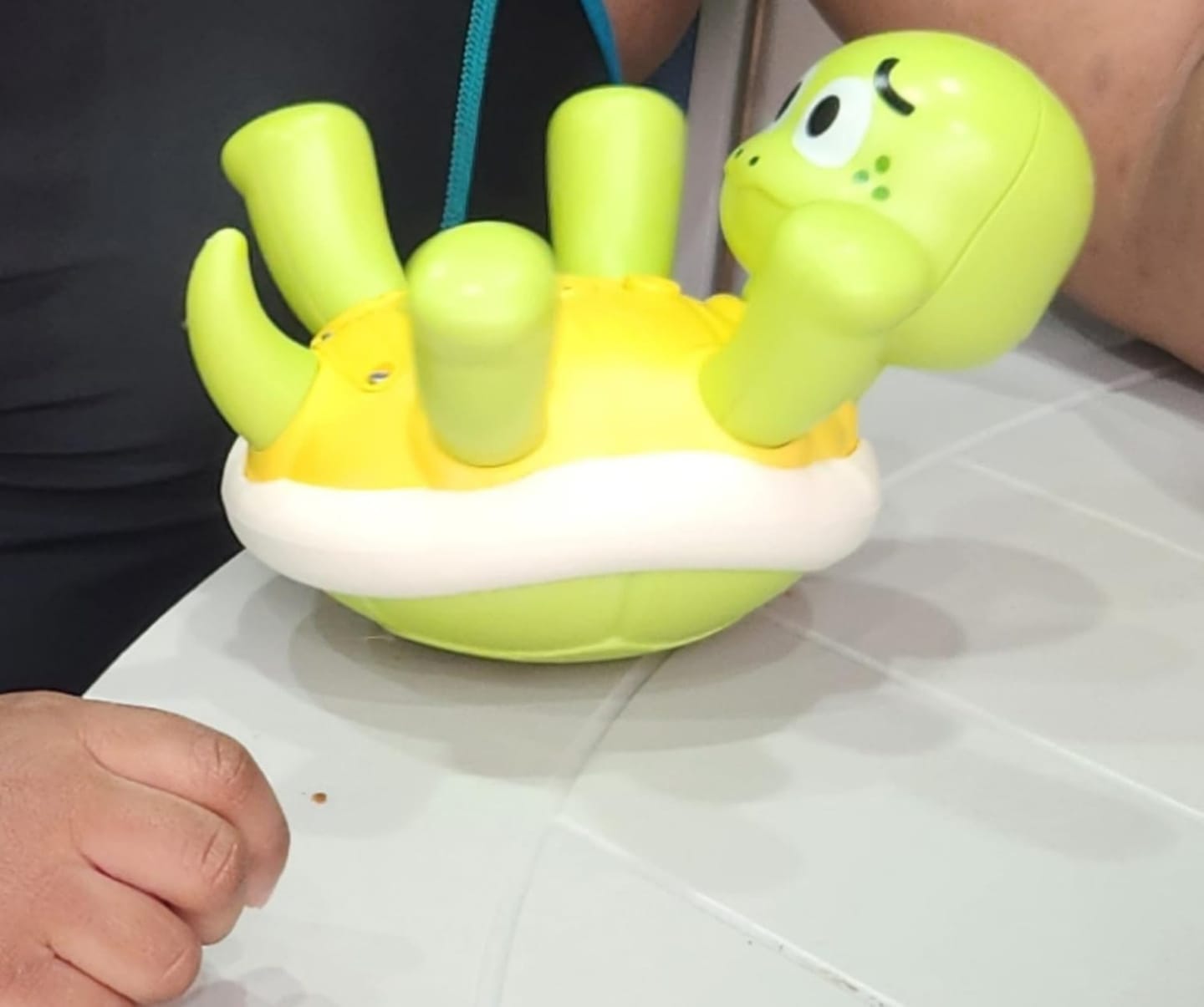 Customer photo review of Schildkröte Ringwurf Fontäne Badespielzeug | Wasserspielzeug Kleinkind Outdoor Sommer