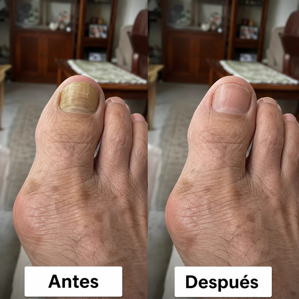 Customer photo review of Adiós a los hongos en las uñas con Onyvia V3