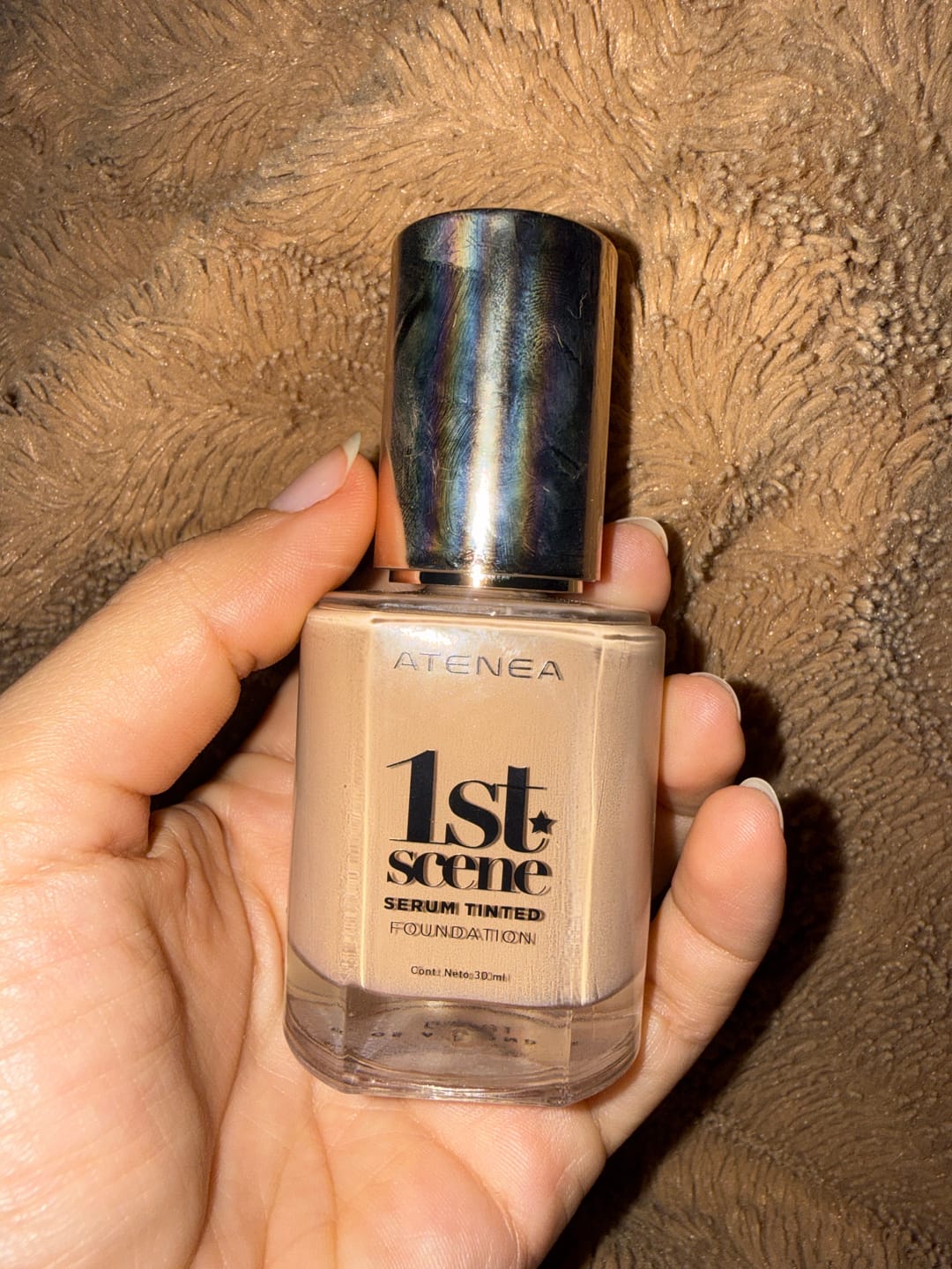 Customer photo review of TINTA DE MAQUILLAJE | SERUM TINTED