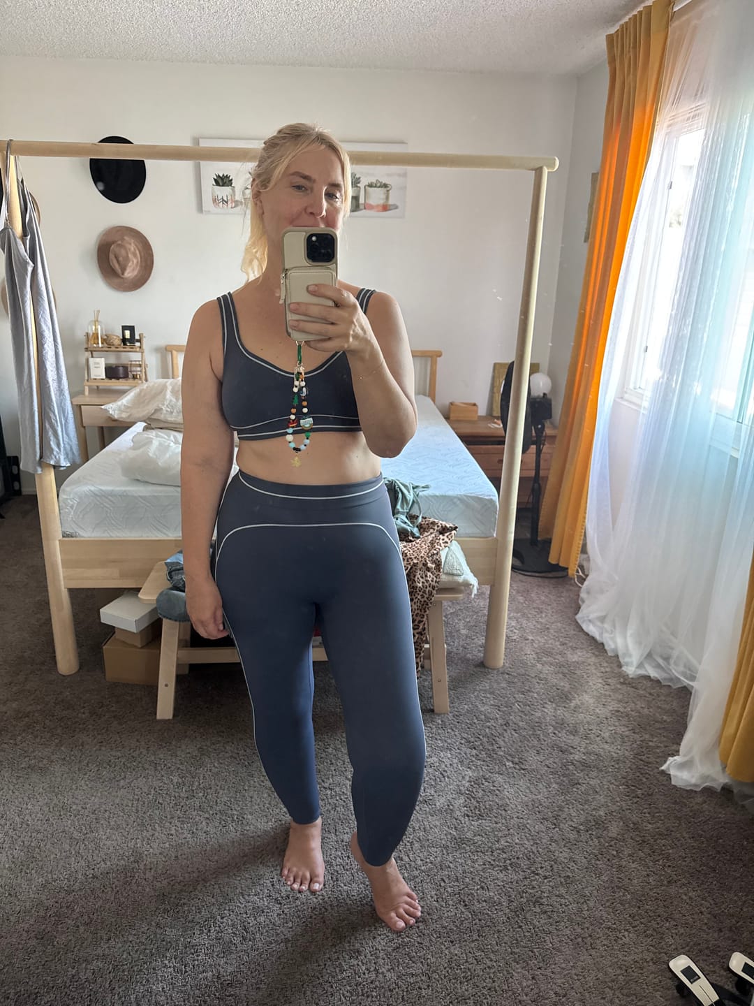 Customer photo review of The Amara Sports Bra Leggings 2-Piece Set