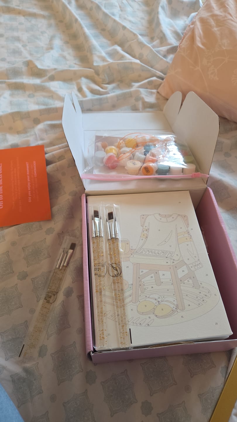 Customer photo review of 6 Mini Paintings - Coffee & Tea Moments Set
