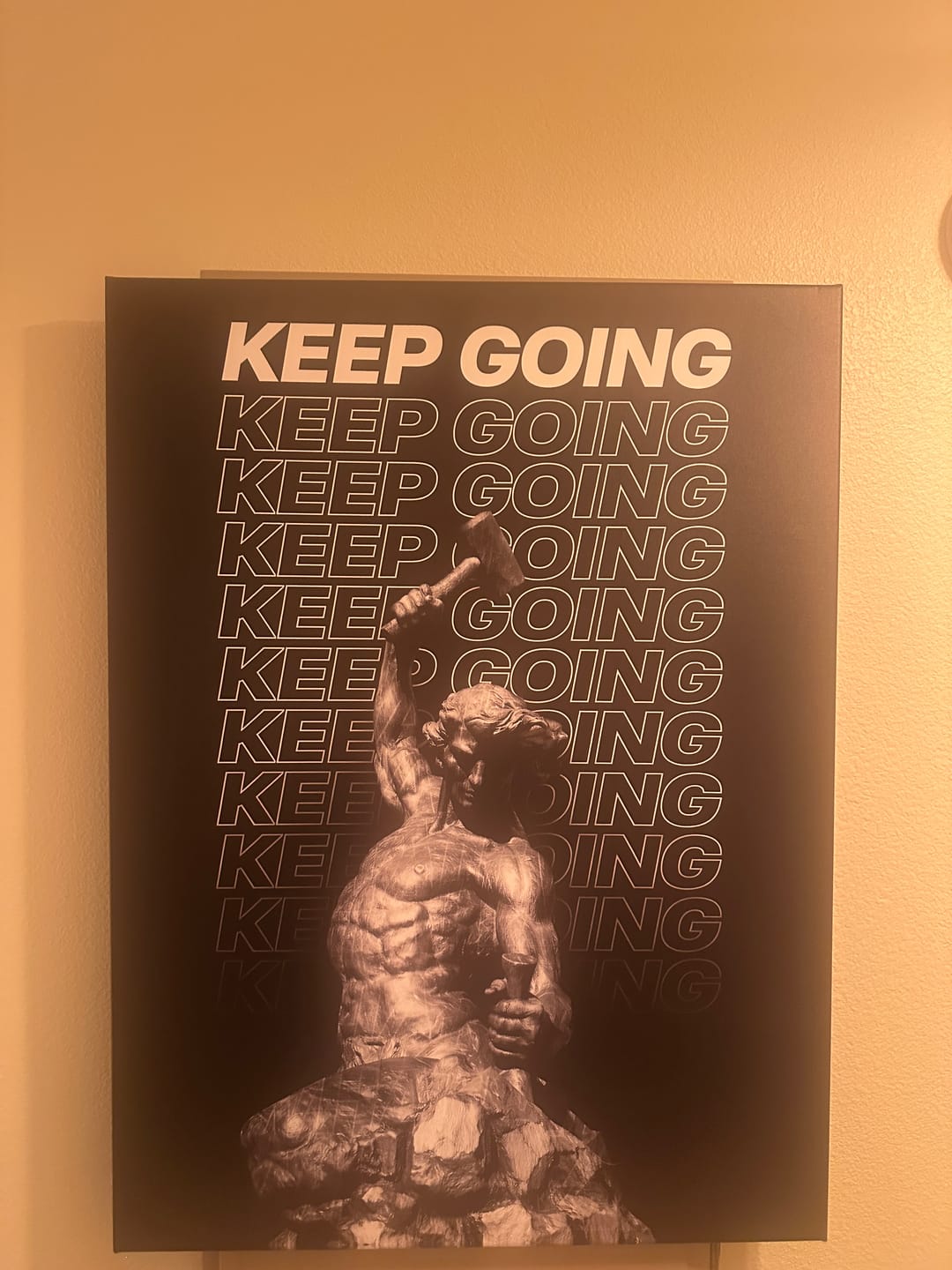 Customer photo review of KEEP GOING