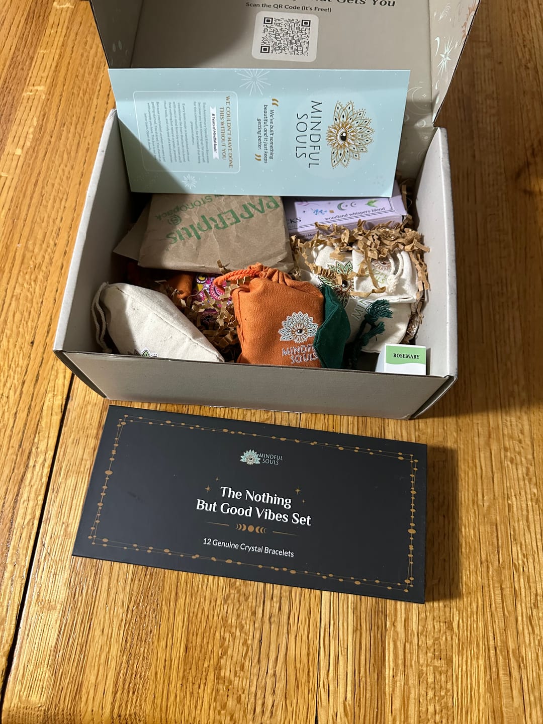 Customer photo review of Exclusive Edition Mindful Souls 8th Anniversary Box