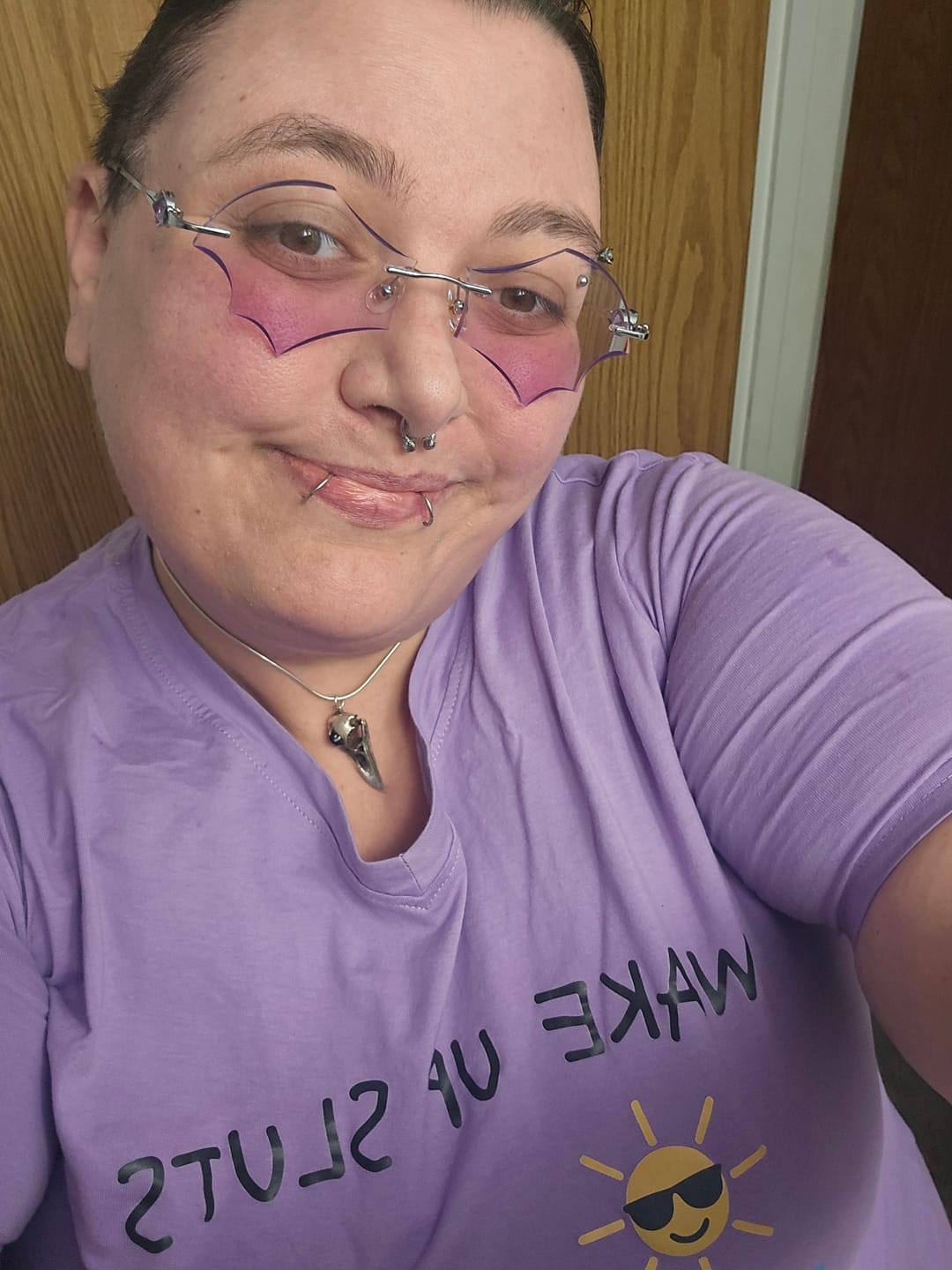 Customer photo review of Batty Eyeglasses