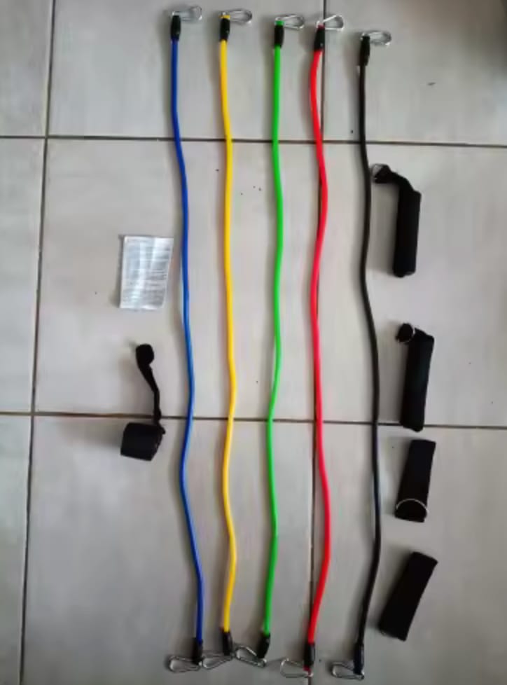 Customer photo review of Set de Bandas de Resistencia 5 Niveles