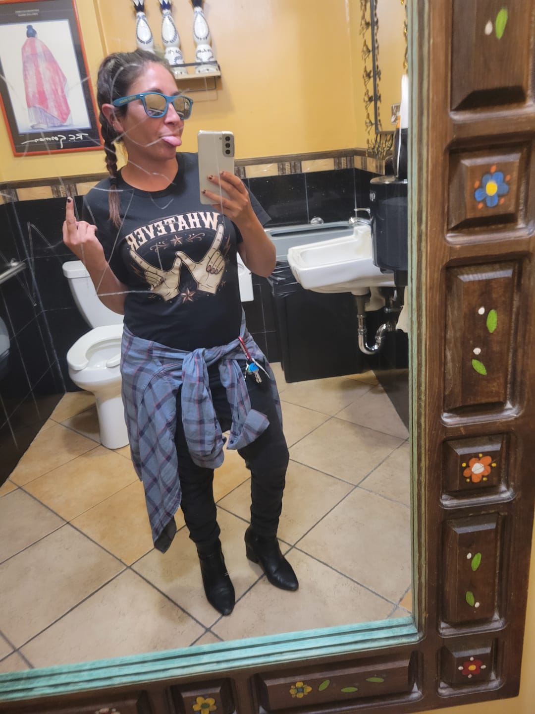 Customer photo review of Whatever Shirt