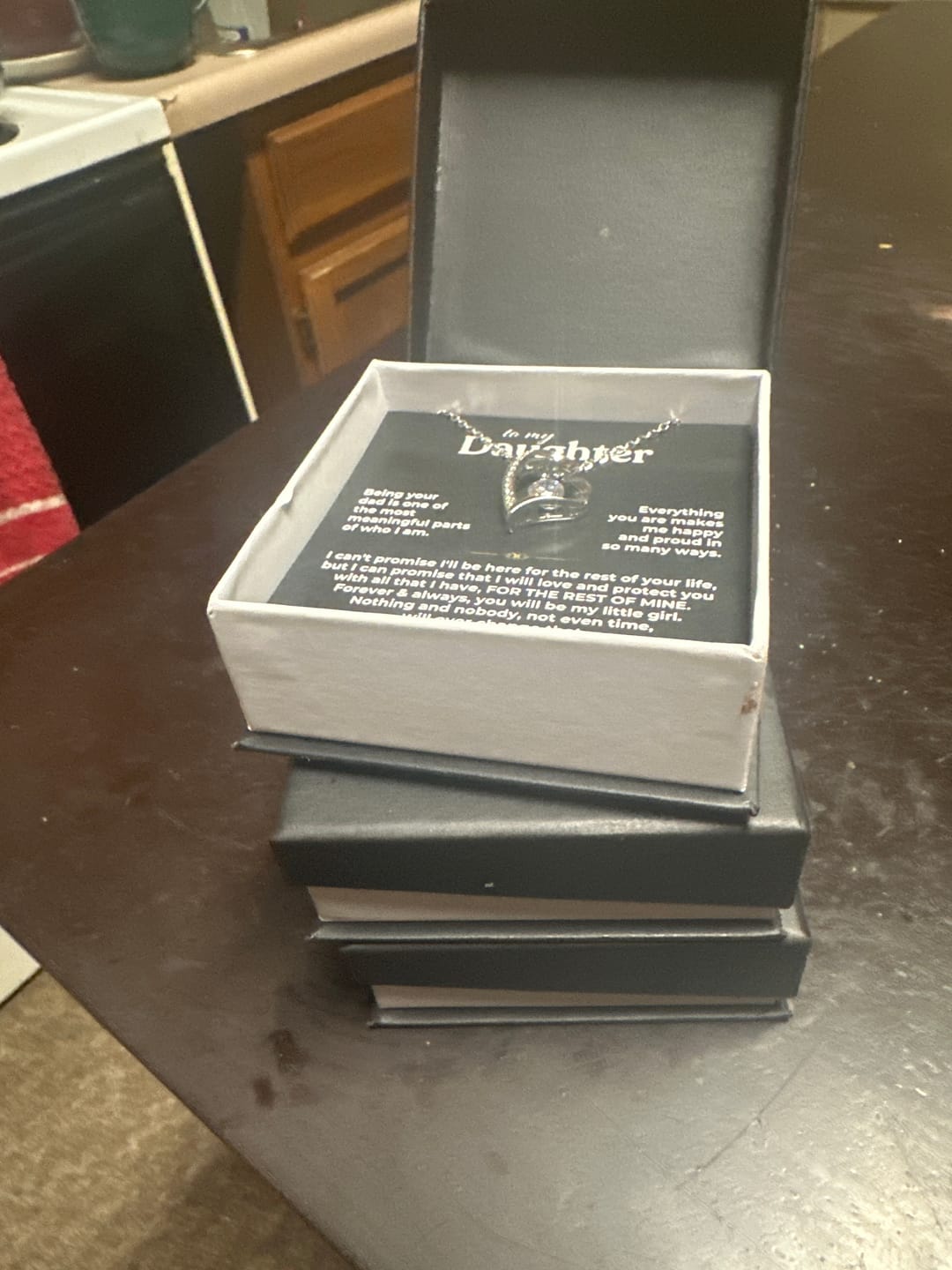 Customer photo review of To My Daughter - Being Your Dad - Beautiful Gift Set - SS622
