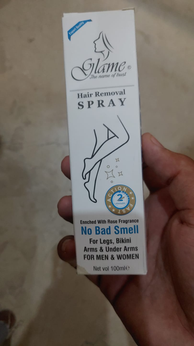 Customer photo review of Hair Remover Spray