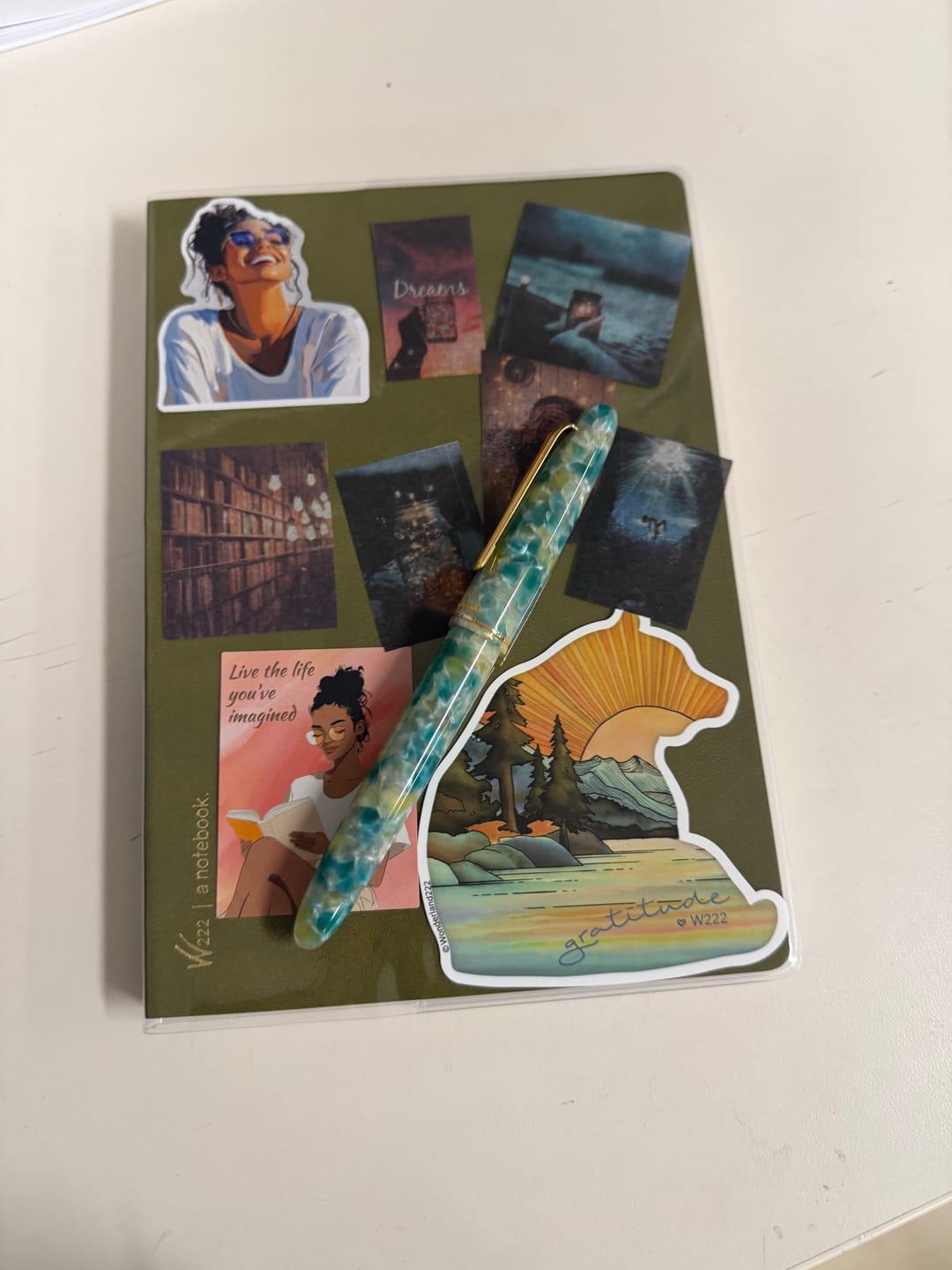 Customer photo review of Vinyl Clear Cover | Notebook | 368