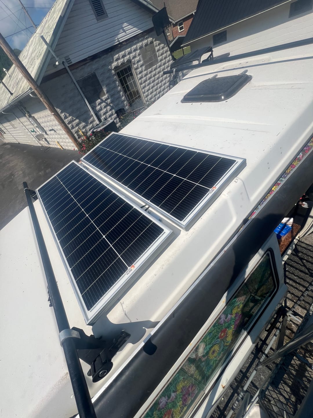 Customer photo review of Z-Brackets | Mounting Hardware Z-Brackets with Screws | Designed for RICH SOLAR MEGA Series Solar Panels | Pack of Four