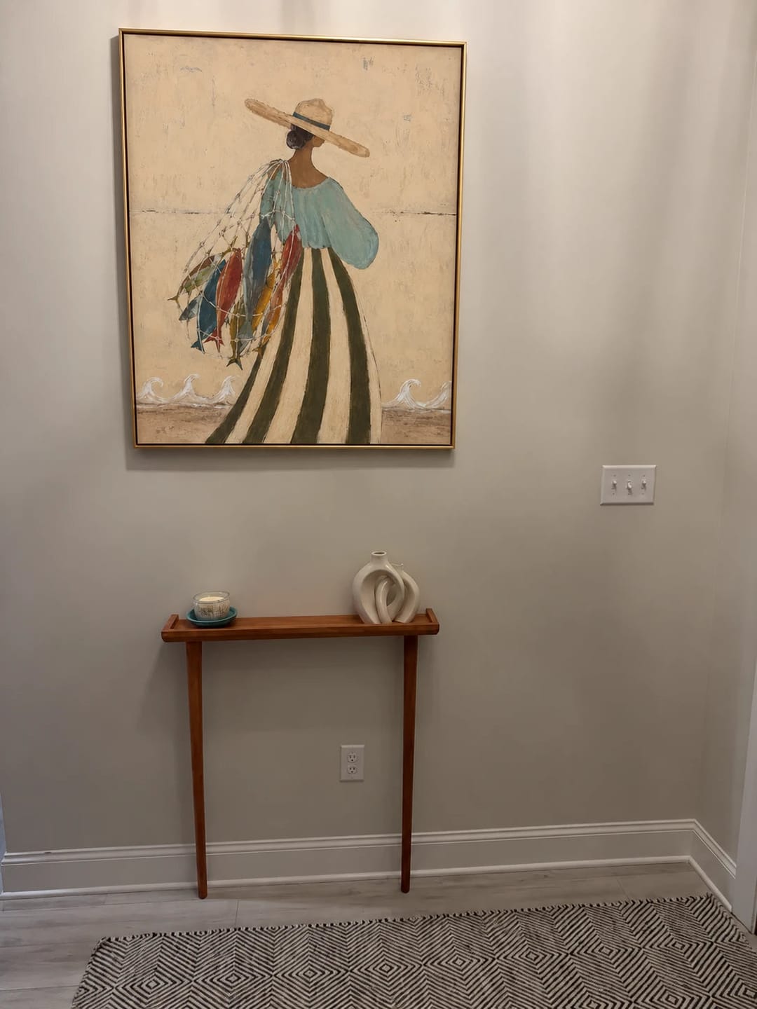 Customer photo review of Modern Folk Art｜Coastal Fisherwoman