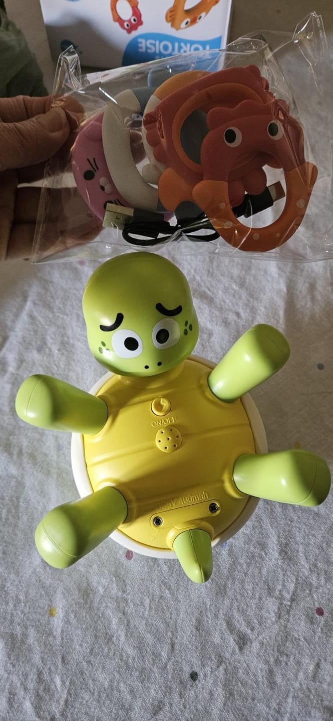 Customer photo review of Schildkröte Ringwurf Fontäne Badespielzeug | Wasserspielzeug Kleinkind Outdoor Sommer