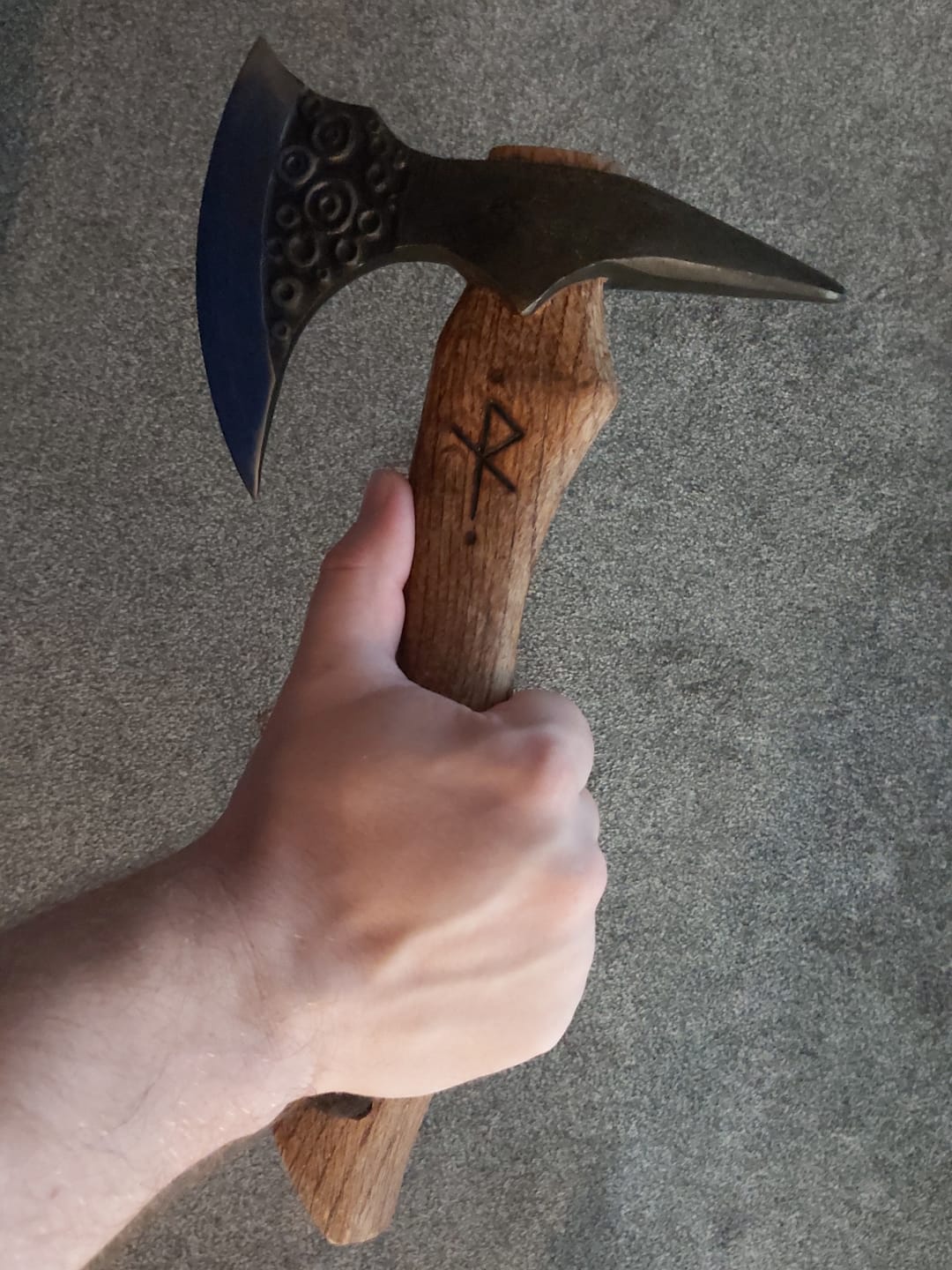 Customer photo review of The Viking Sea Voyager Axe