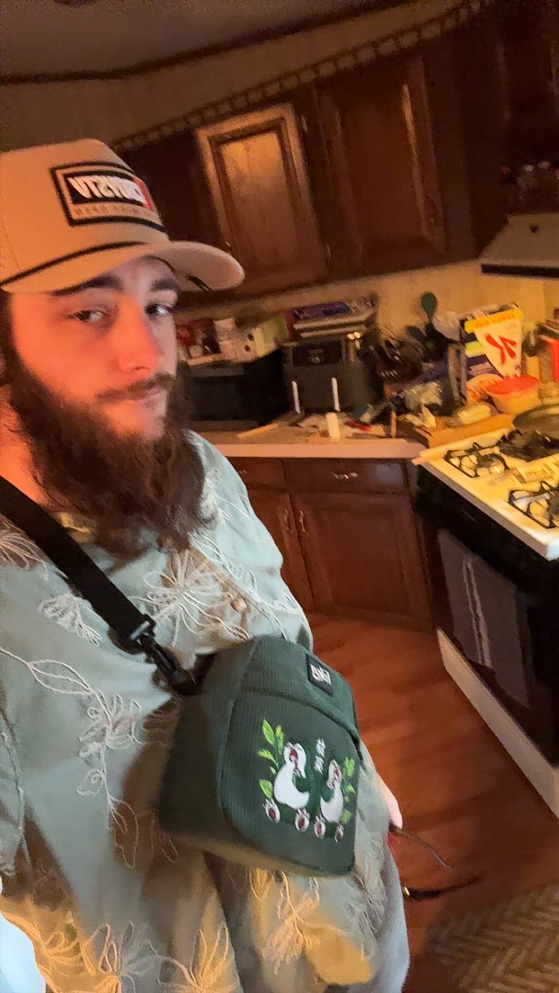 Customer photo review of Matchalax Wide Sling Bag