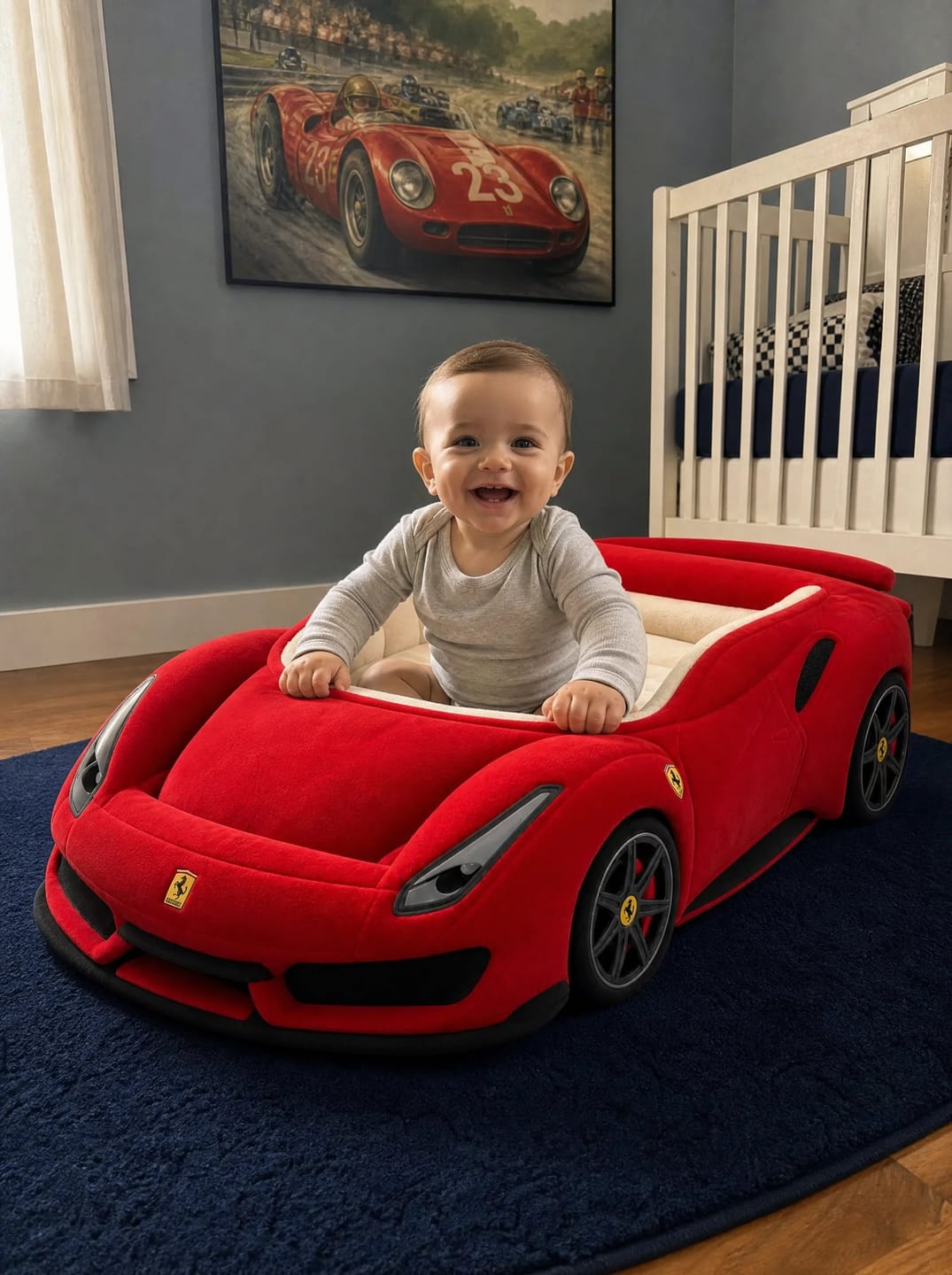 Customer photo review of BabyDrifter Luxury Car Beds for Babies