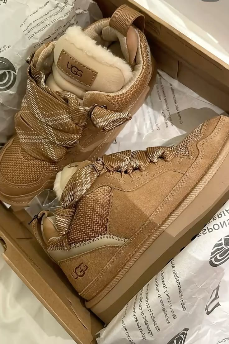 Customer photo review of Baskets d’hiver en daim