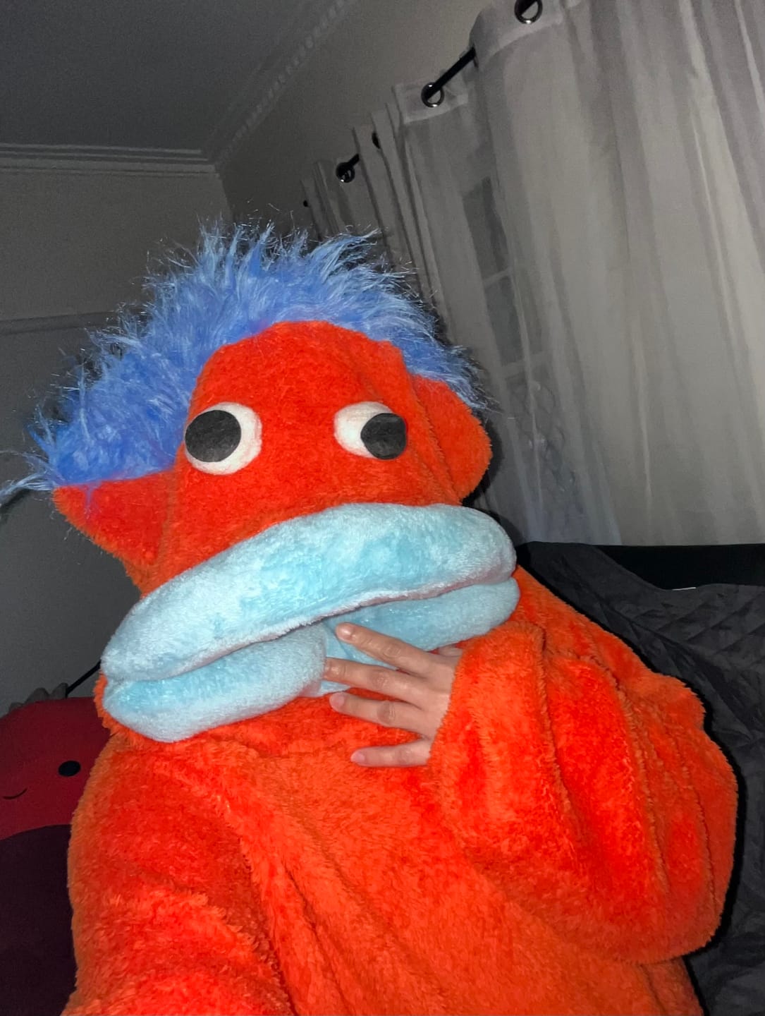 Customer photo review of Snuggo™ Monster Onesie