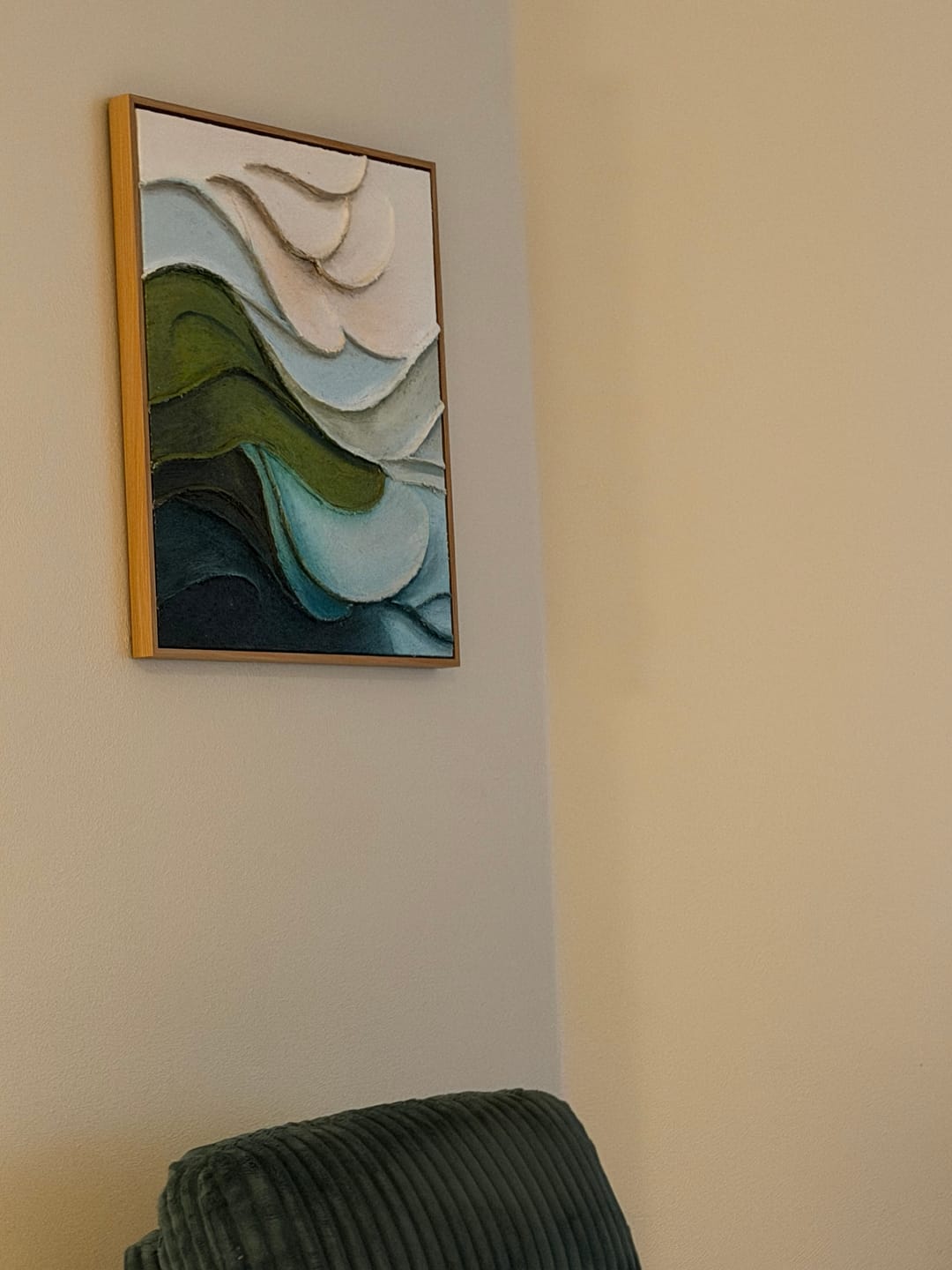 Customer photo review of Plaster Art Texture Painting #SG542