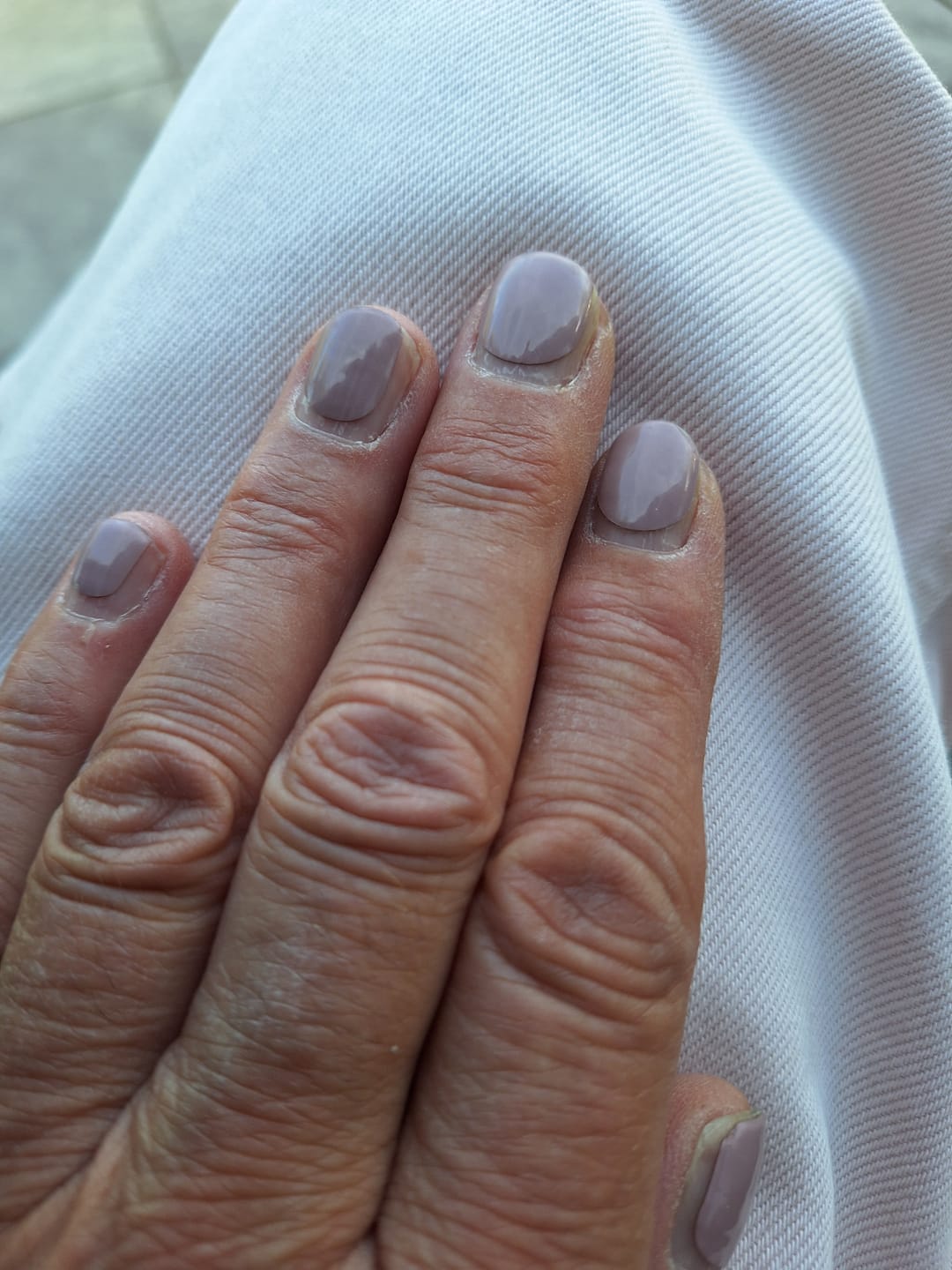 Customer photo review of Nude Blush UV-Free Gel Wrap