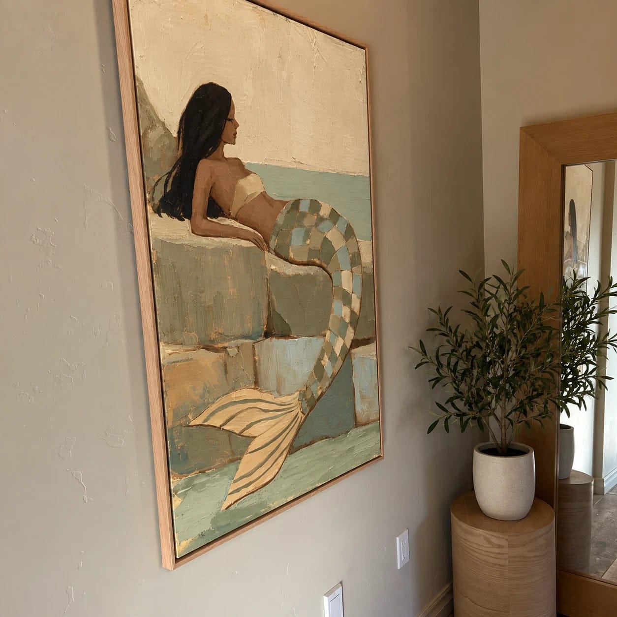 Customer photo review of Modern Folk Art｜Coastal Mermaid