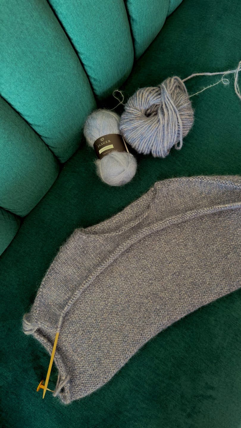 Customer photo review of Snefnug  (55% Baby Alpaca / 35% Algodón / 10% Lana Merino Extra Fina)