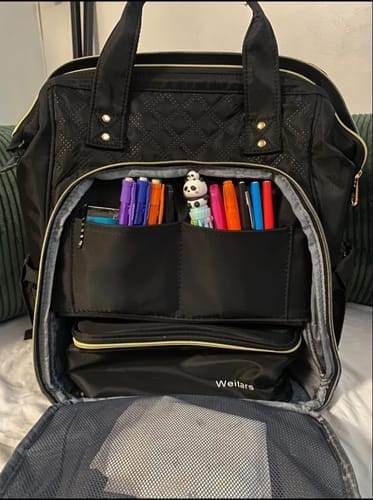 Customer photo review of 3-in-1 Backpack with Included Lunch Bag