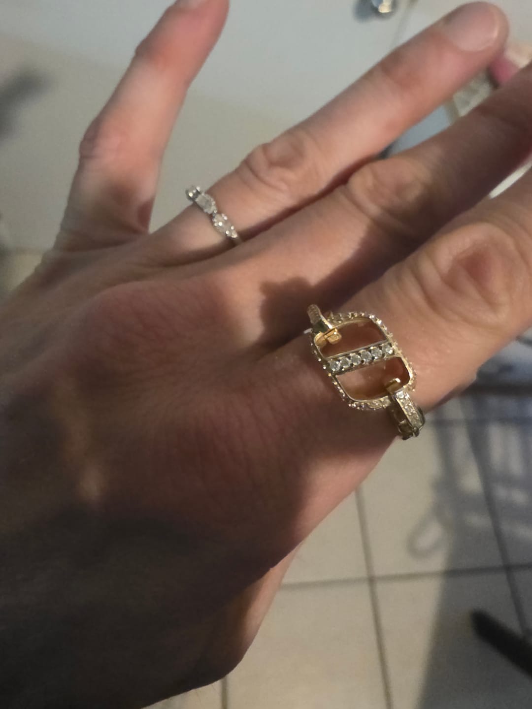 Customer photo review of Monogram Ring