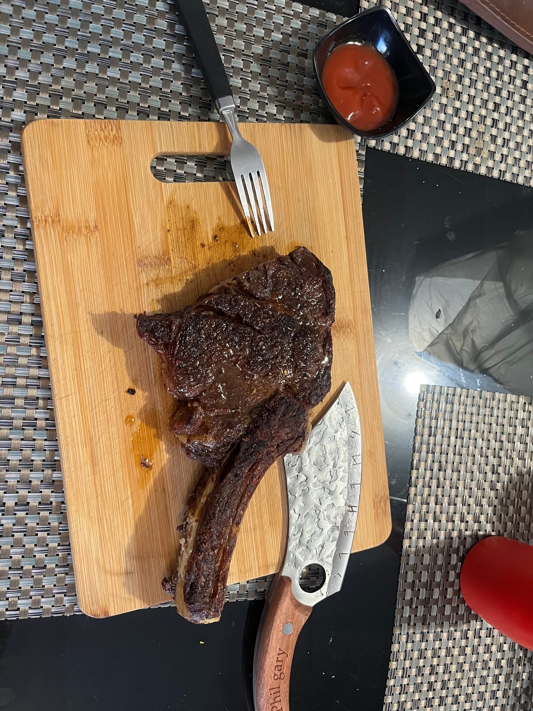 Customer photo review of Steak Night Gift Set