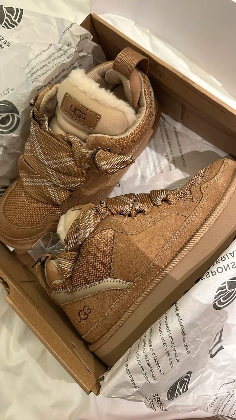 Customer photo review of Baskets d’hiver en daim