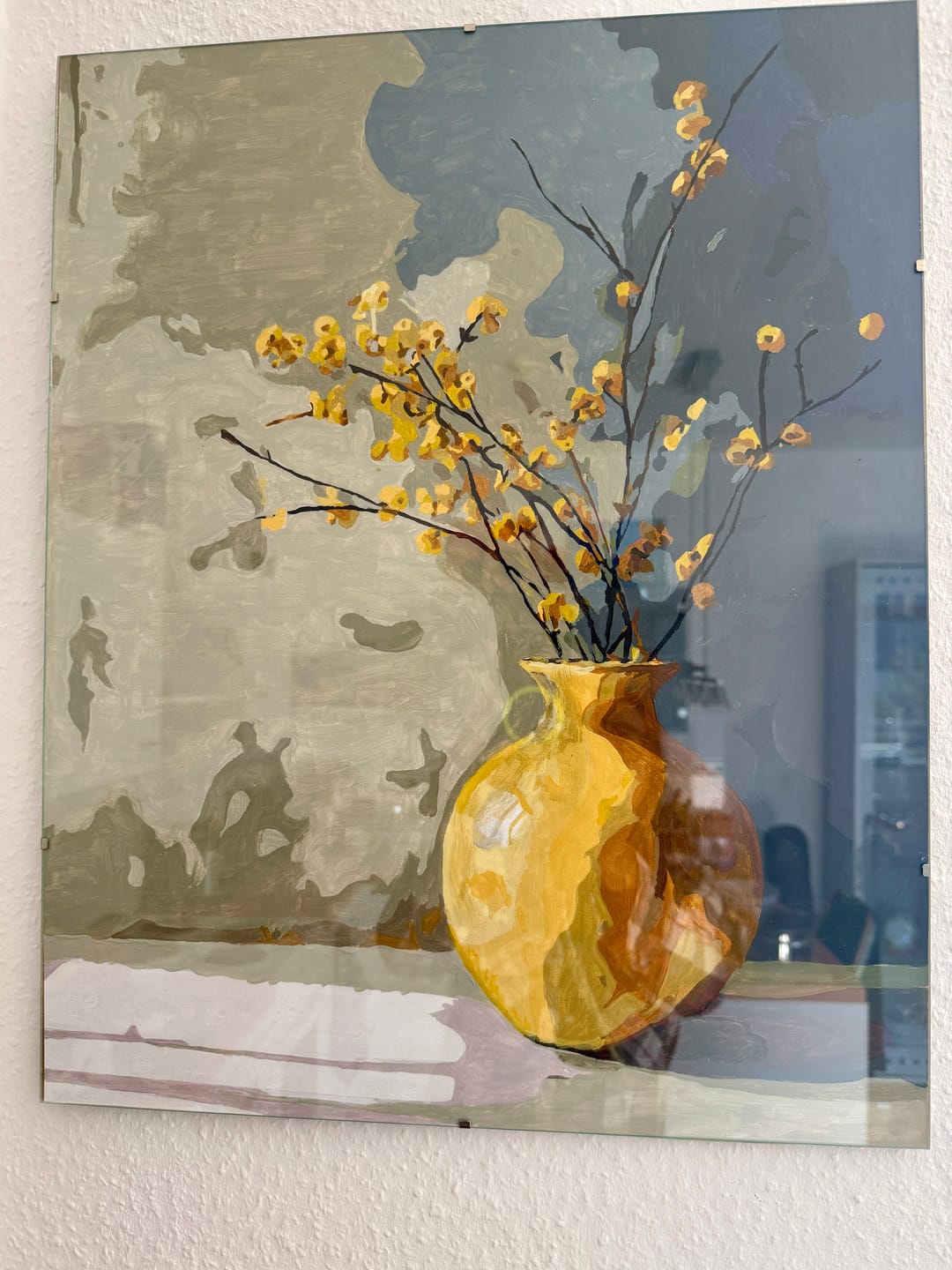 Customer photo review of Malen nach Zahlen - Goldene Vase