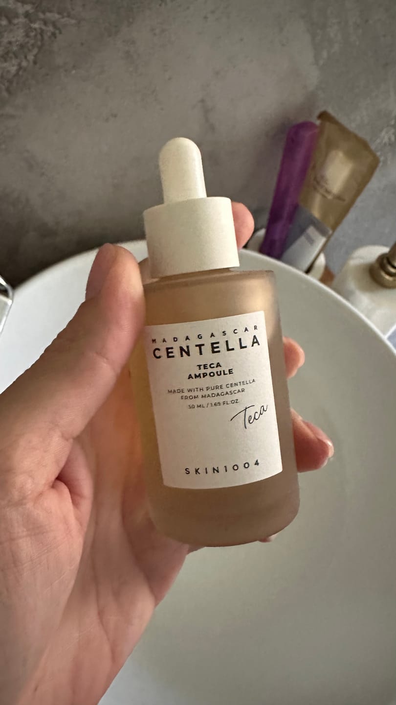 Customer photo review of Nomierinoša sejas ampula SKIN1004 Madagascar Centella Teca Ampoule