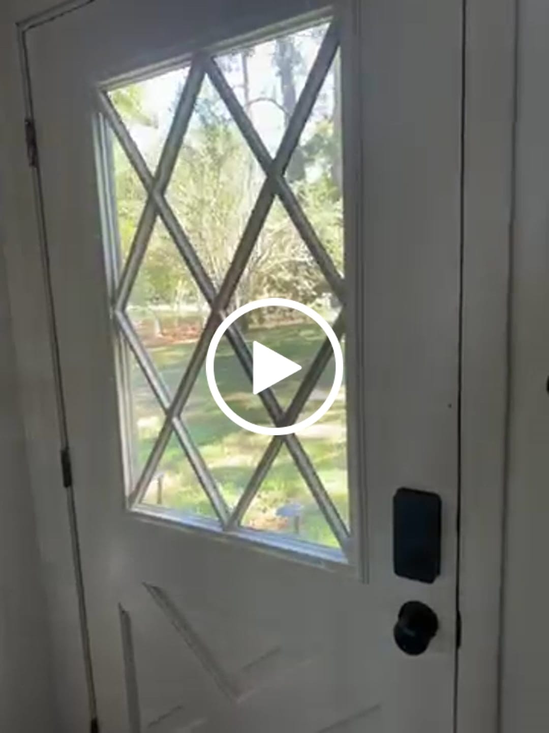 Customer video review of Clear Diamond Grid Glass and Frame Kit (Half Lite)