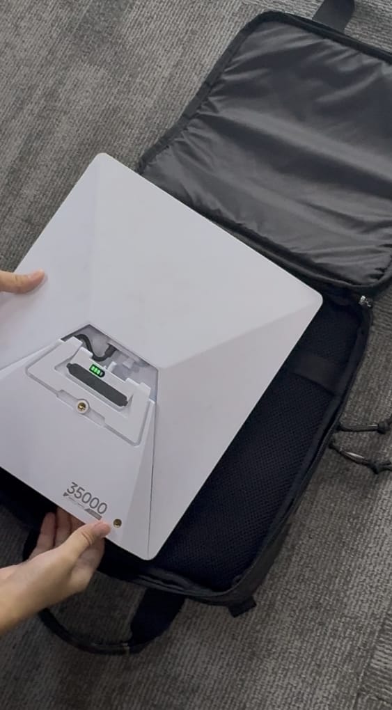 Customer photo review of Starlink Mini On-the-Go Travel Kit - Save Up To $106 (Starlink Mini Dish Not Included)