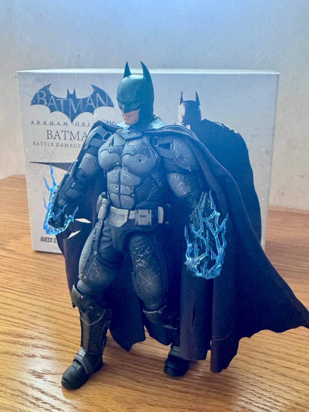 Customer photo review of Batman: Arkham Origins - Batman (Battle Damaged Version) Action Figure