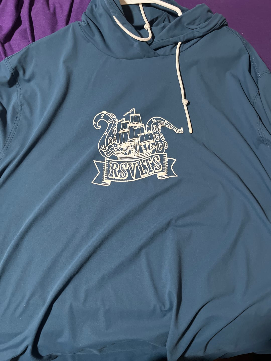 Customer photo review of Sea Ya Later! – Performance Hoodie