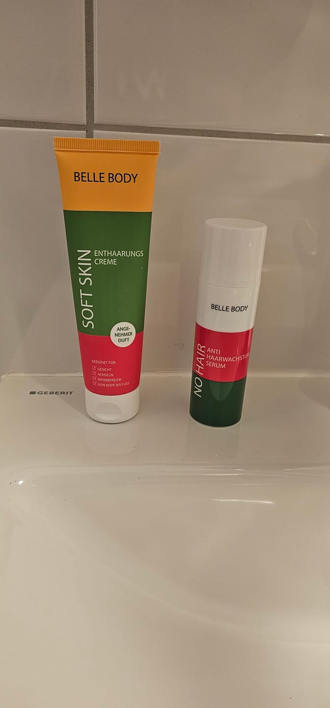 Customer photo review of Haarfrei Gesichts Duo