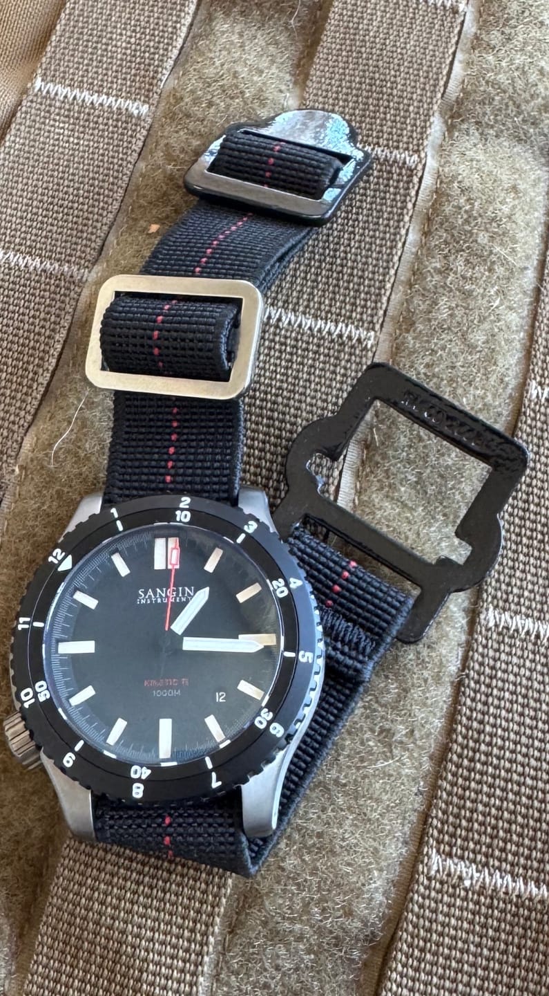 Customer photo review of The WOE-ZA Commando Strap