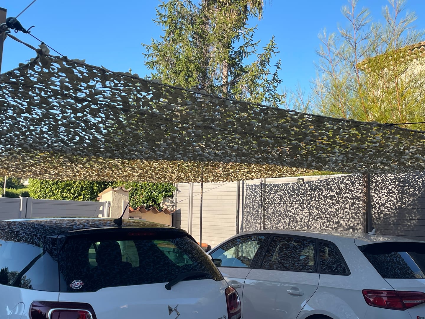 Customer photo review of Filet de camouflage renforcé sable