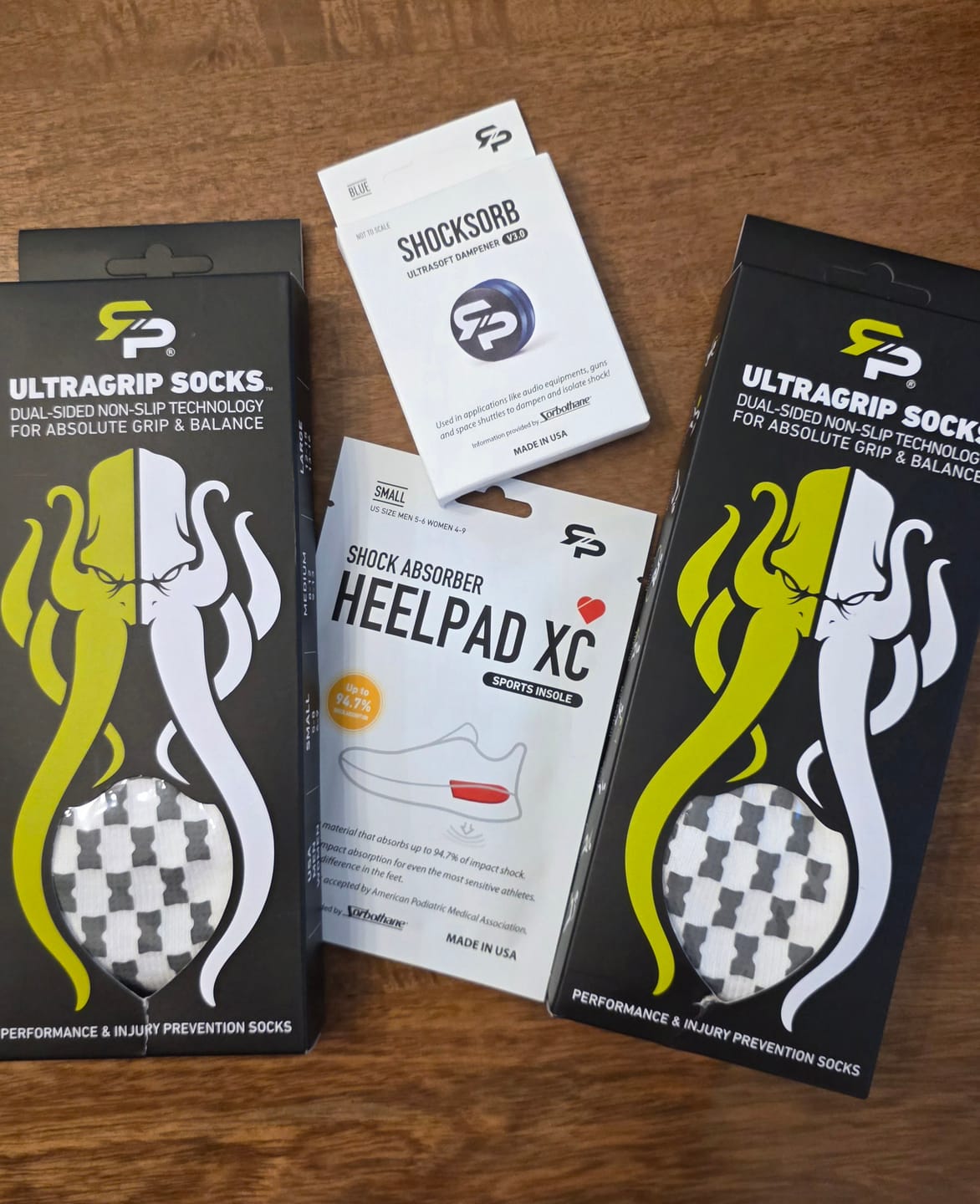 Customer photo review of UltraGrip Ankle Socks