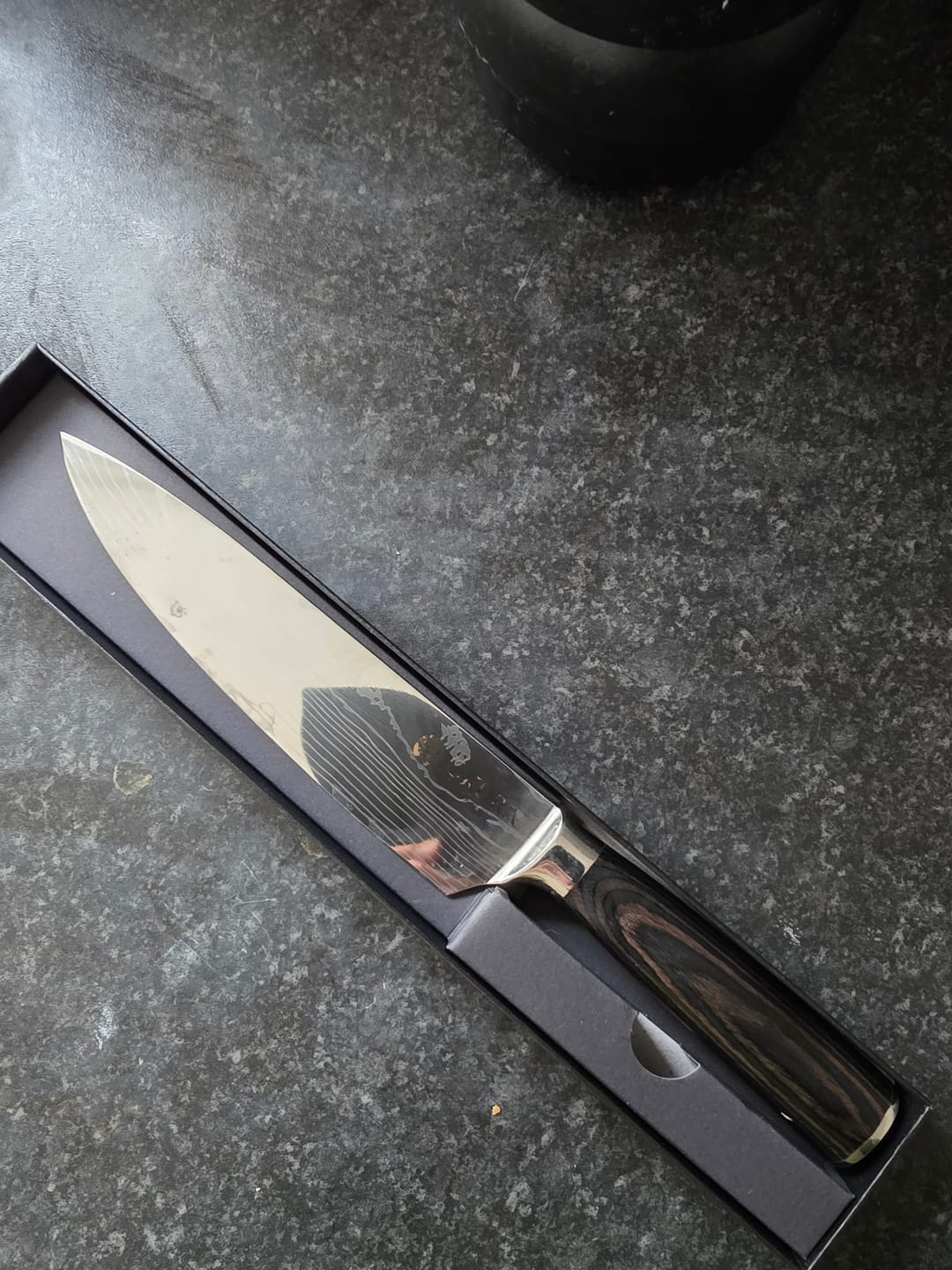 Customer photo review of Japanese-Style Chef’s Knife – 8.1 inch (20.5 cm) Precision Blade
